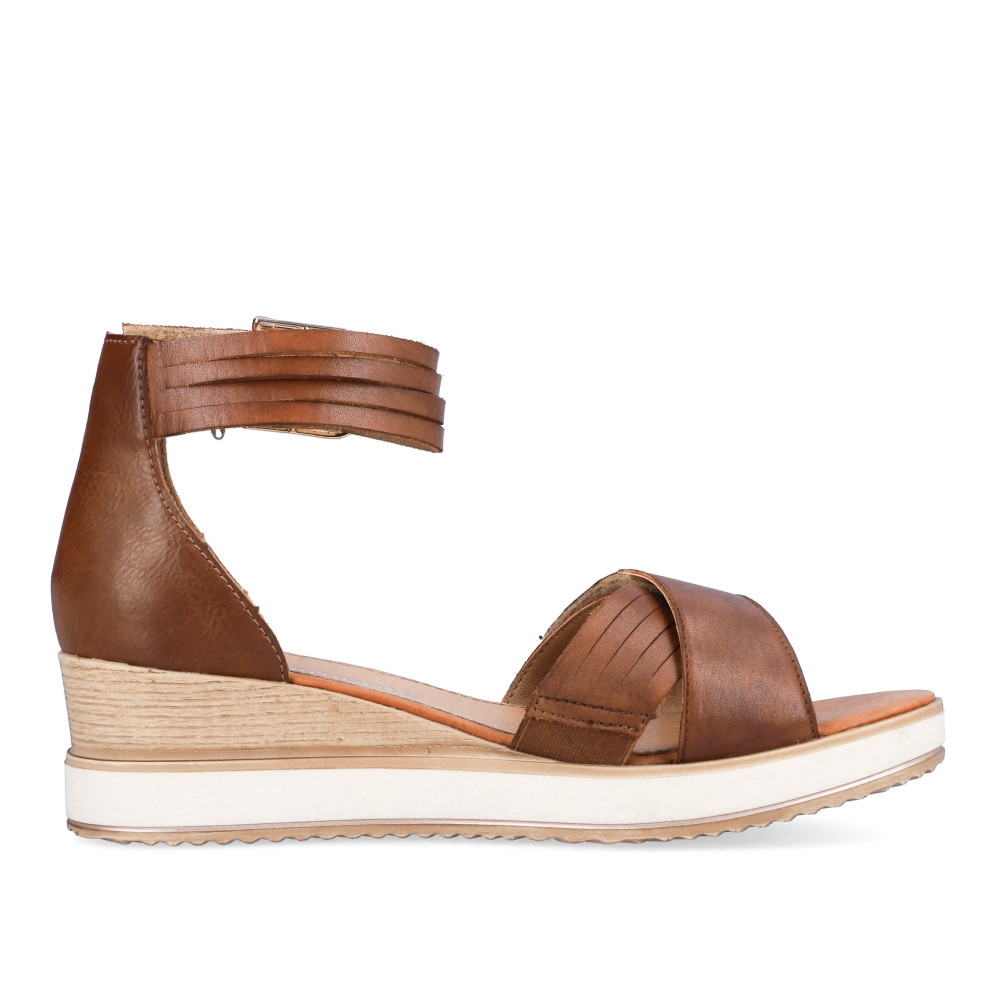 detail Dámské sandály REMONTE D6458-25 hnědá S3