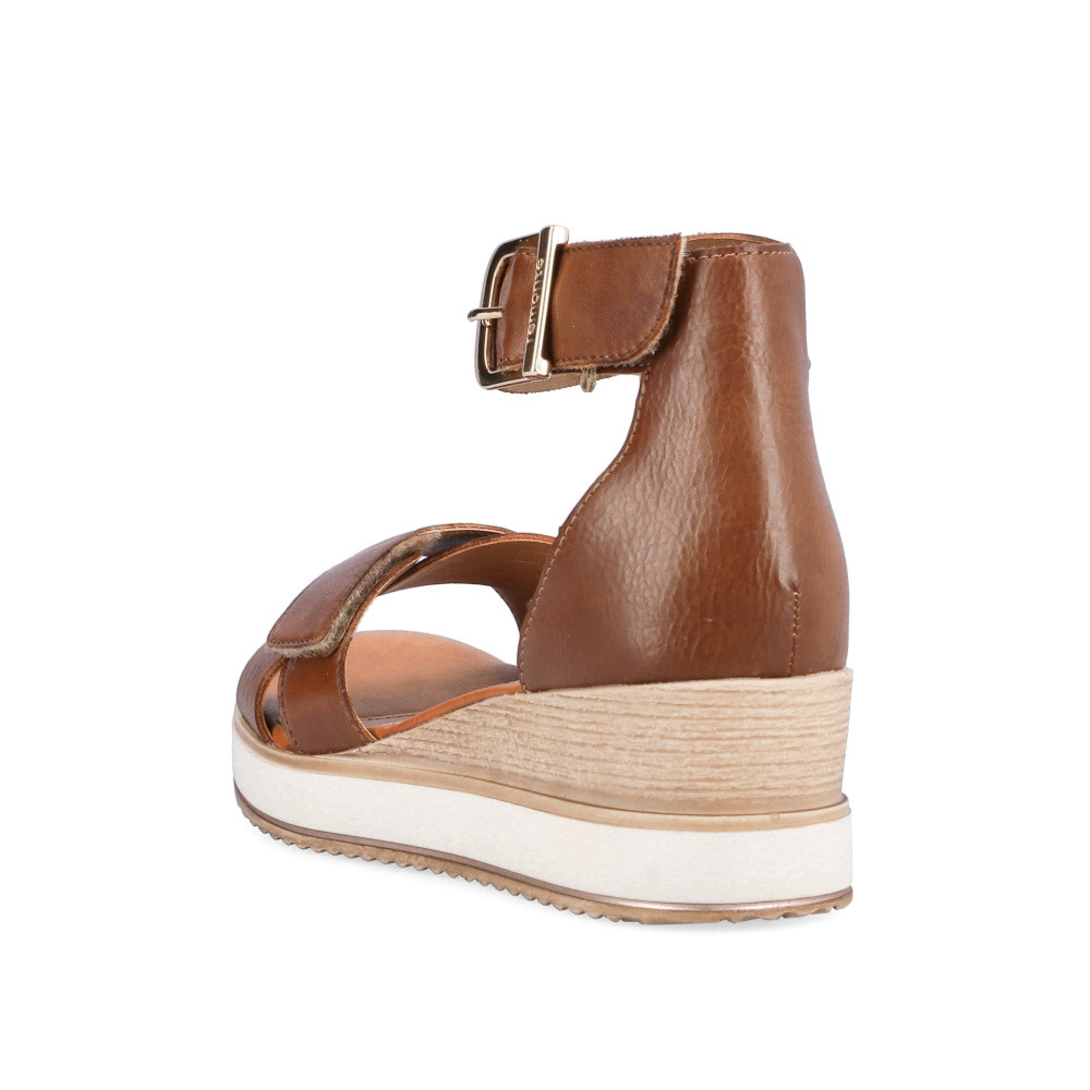 detail Dámské sandály REMONTE D6458-25 hnědá S3