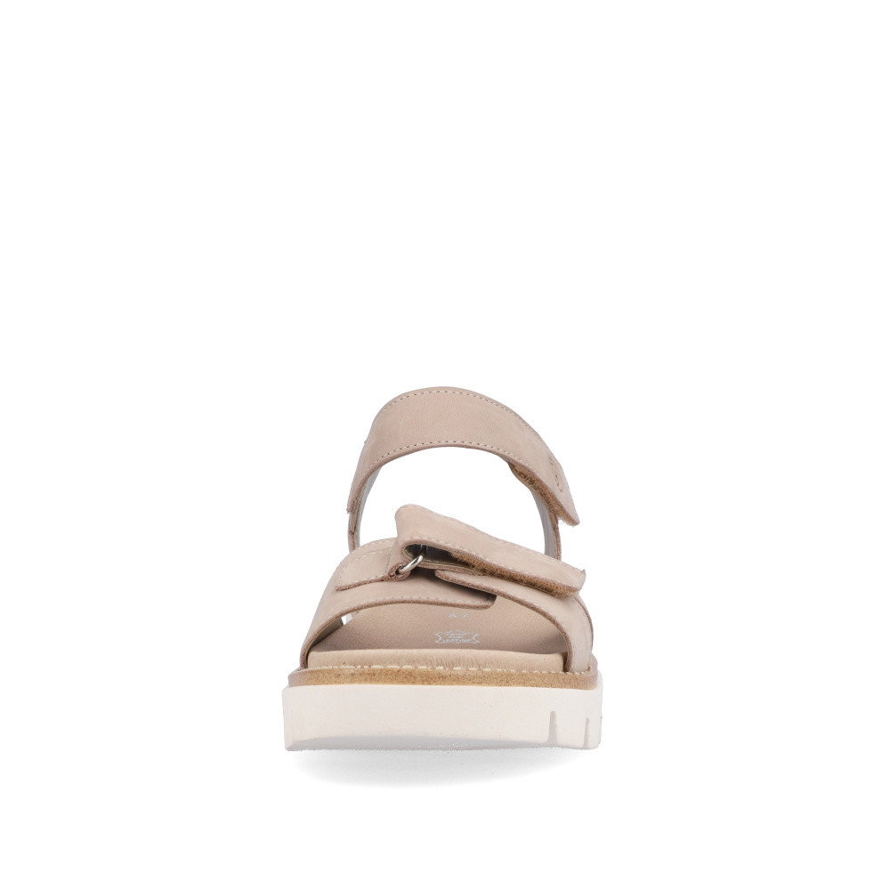 detail Dámské sandály REMONTE D7955-40 béžová S4