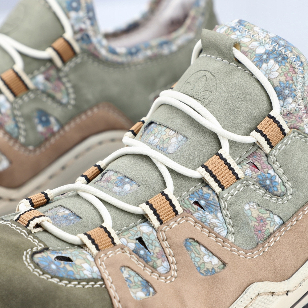 detail Dámské polobotky RIEKER RIE-10202246-S3 zelená