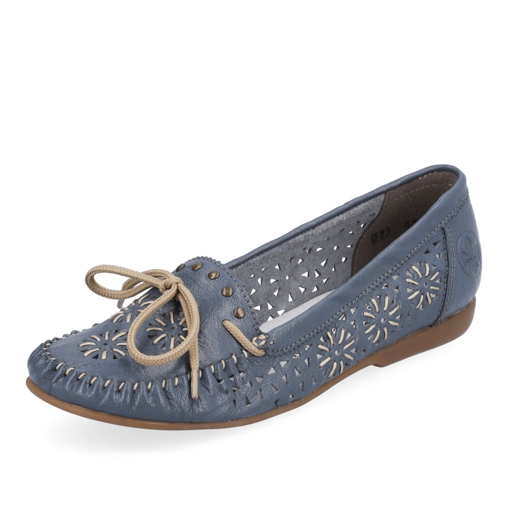 detail Dámské mokasíny RIEKER RIE-10202249-S3 modrá