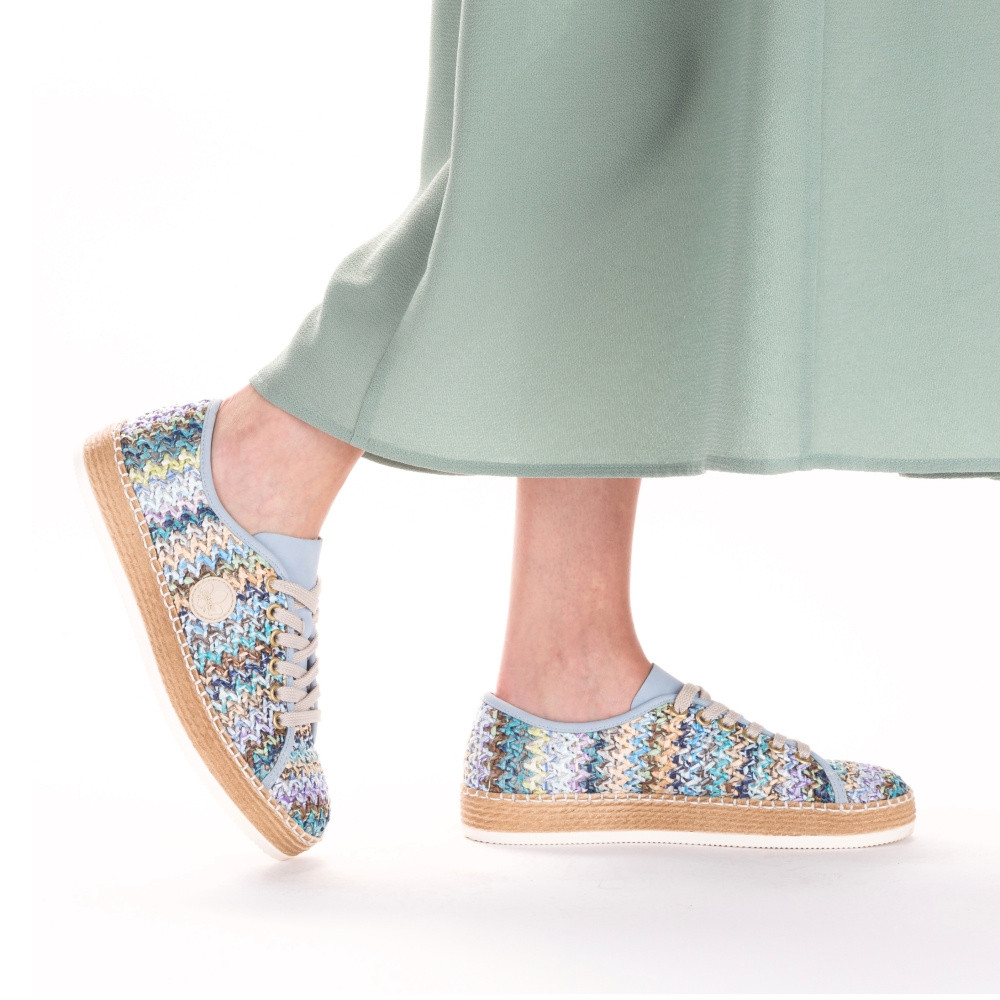 detail Dámské polobotky RIEKER RIE-10202251-S3 modrá