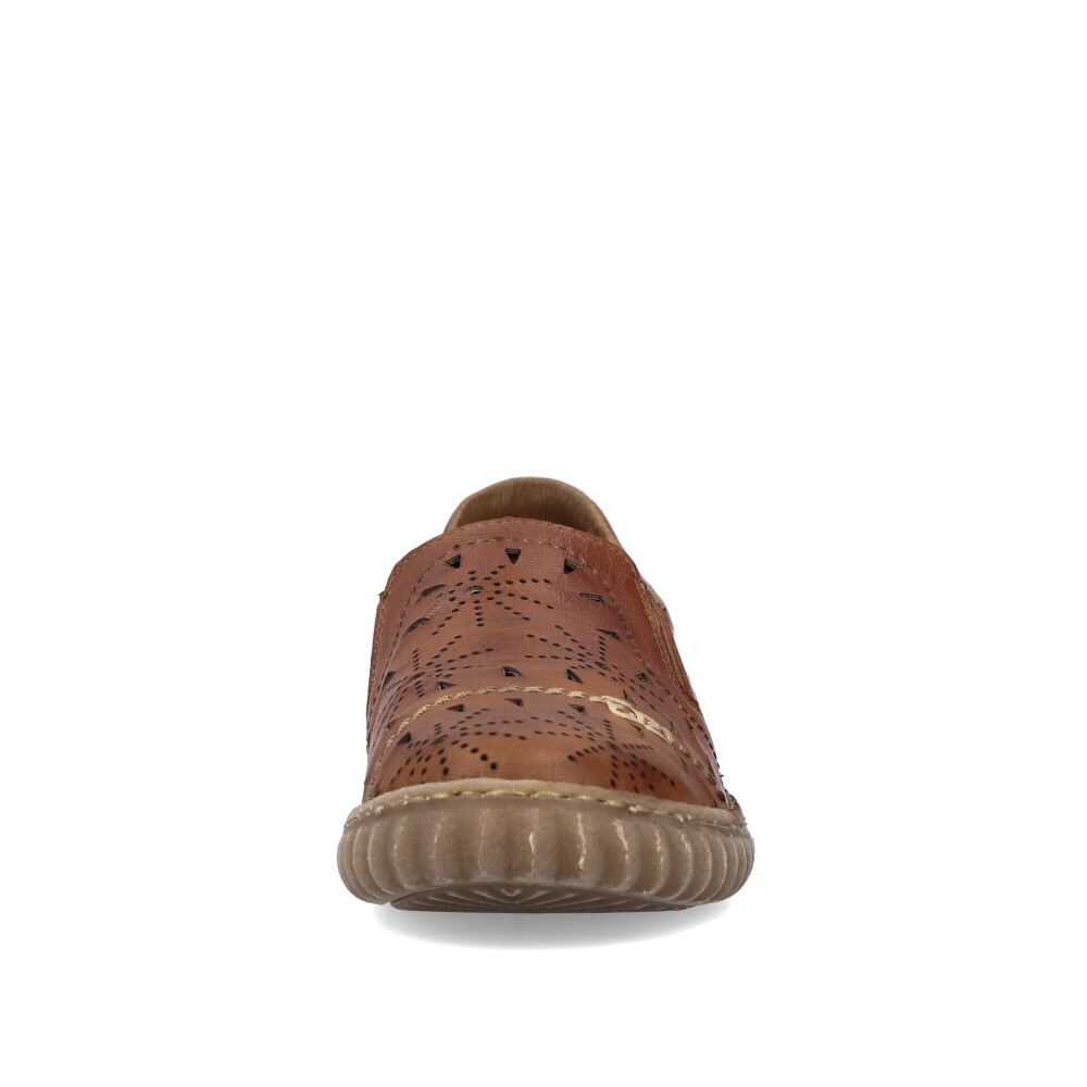 detail Dámské mokasíny RIEKER N0967-22 hnědá S4