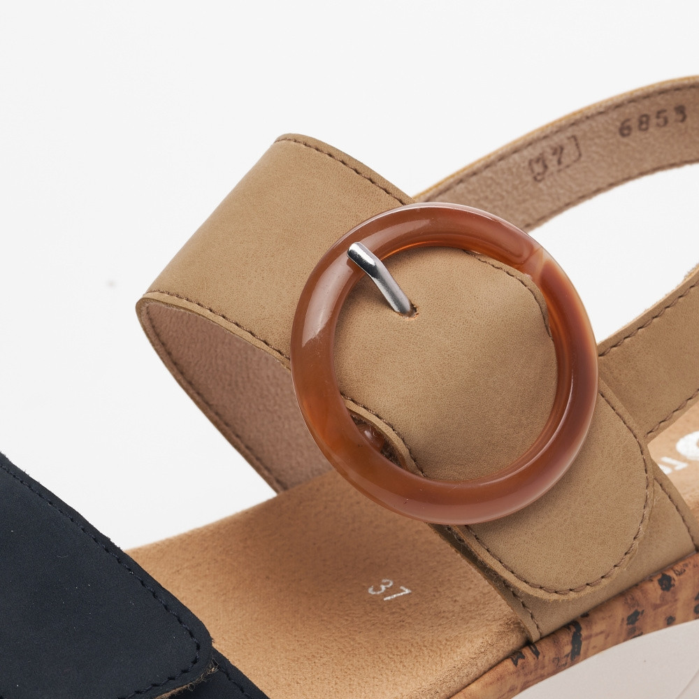 detail Dámské sandály REMONTE R6853-60 béžová S4