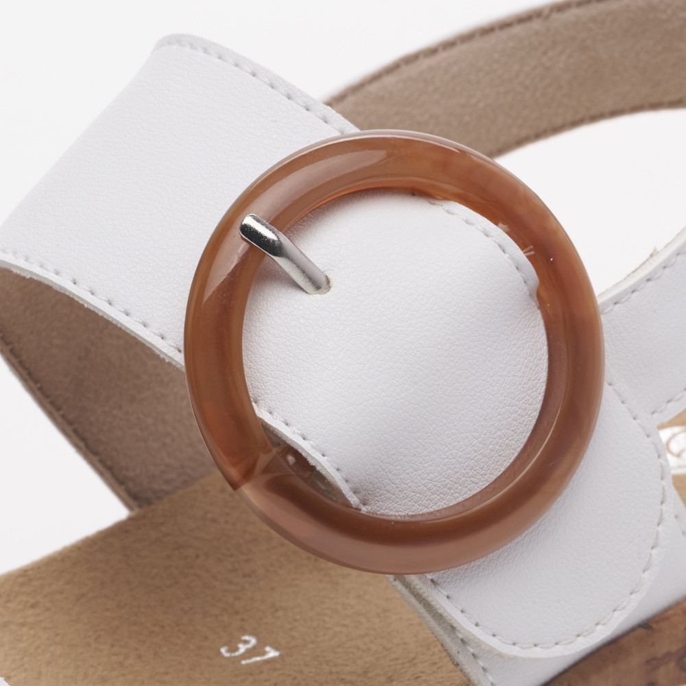 detail Dámské sandály REMONTE R6853-80 bílá S5
