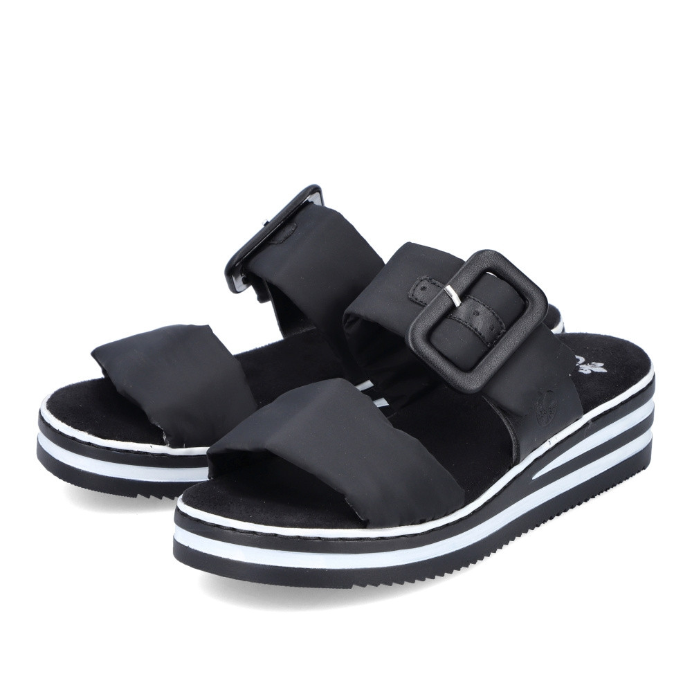 detail Dámské nazouváky RIEKER V0299-00 černá S3