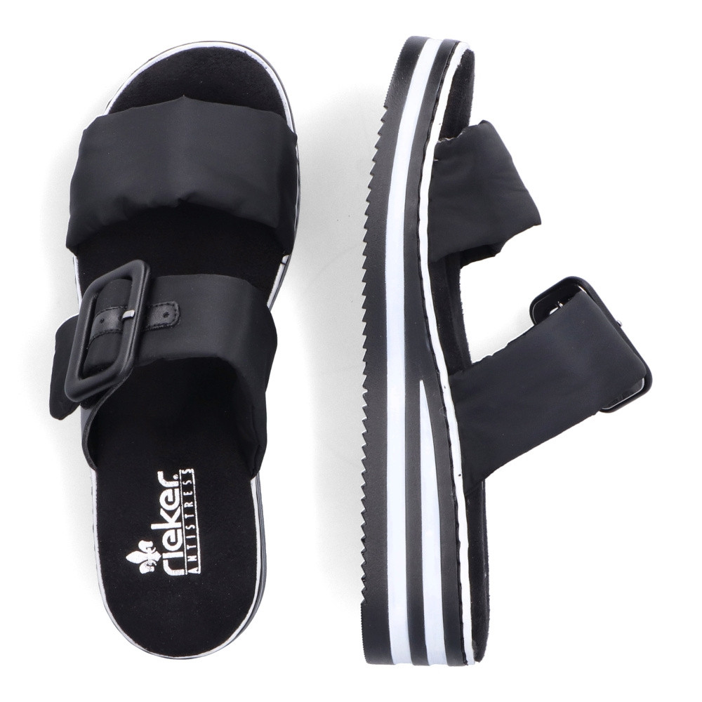 detail Dámské nazouváky RIEKER V0299-00 černá S3