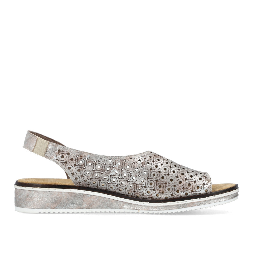 detail Dámské sandály RIEKER RIE-10202315-S3 růžová