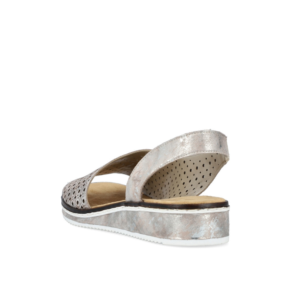 detail Dámské sandály RIEKER RIE-10202315-S3 růžová