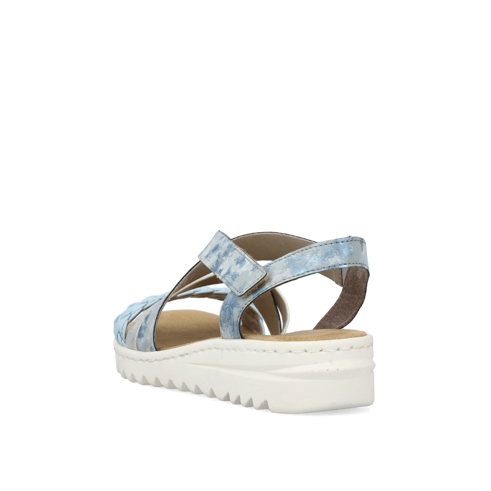 detail Dámské sandály RIEKER V4663-12 modrá S3