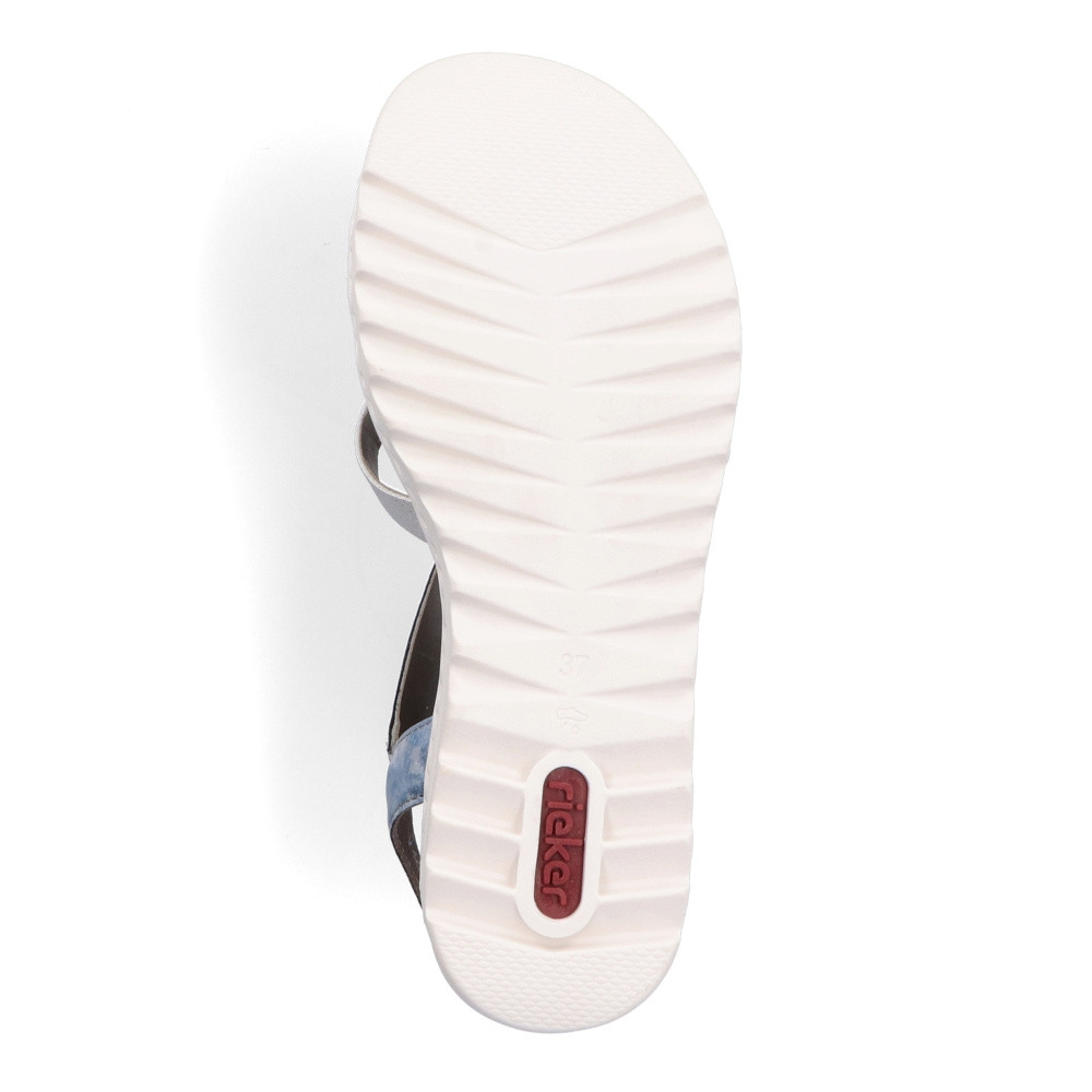 detail Dámské sandály RIEKER V4663-12 modrá S3