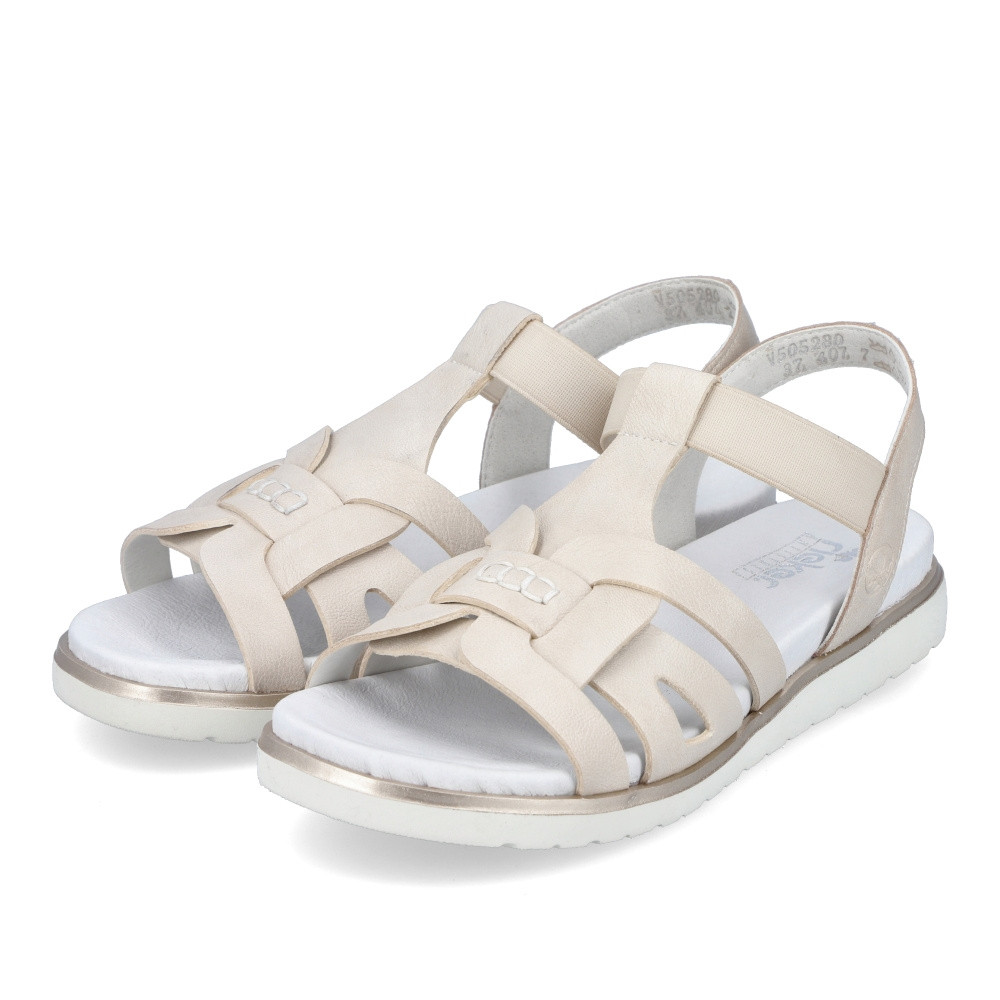 detail Dámské sandály RIEKER RIE-10202322-S3 bílá