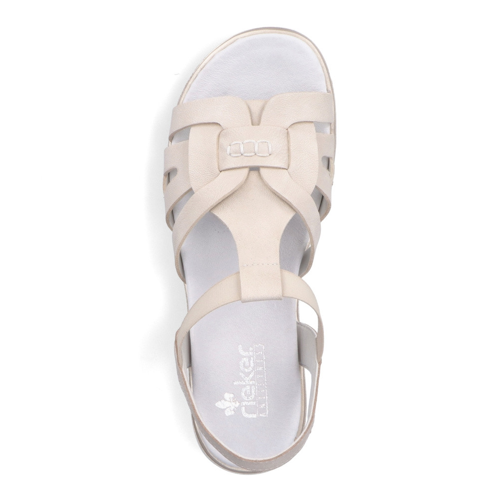 detail Dámské sandály RIEKER RIE-10202322-S3 bílá