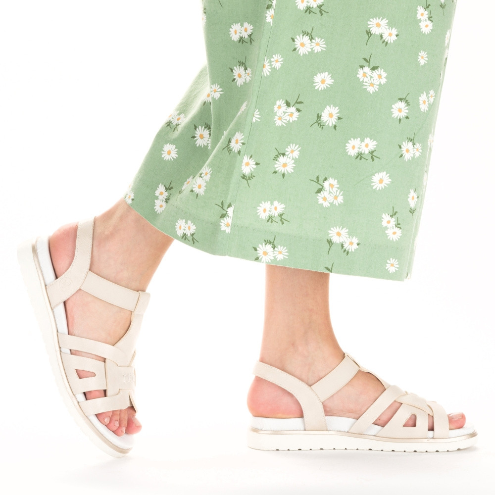 detail Dámské sandály RIEKER RIE-10202322-S3 bílá