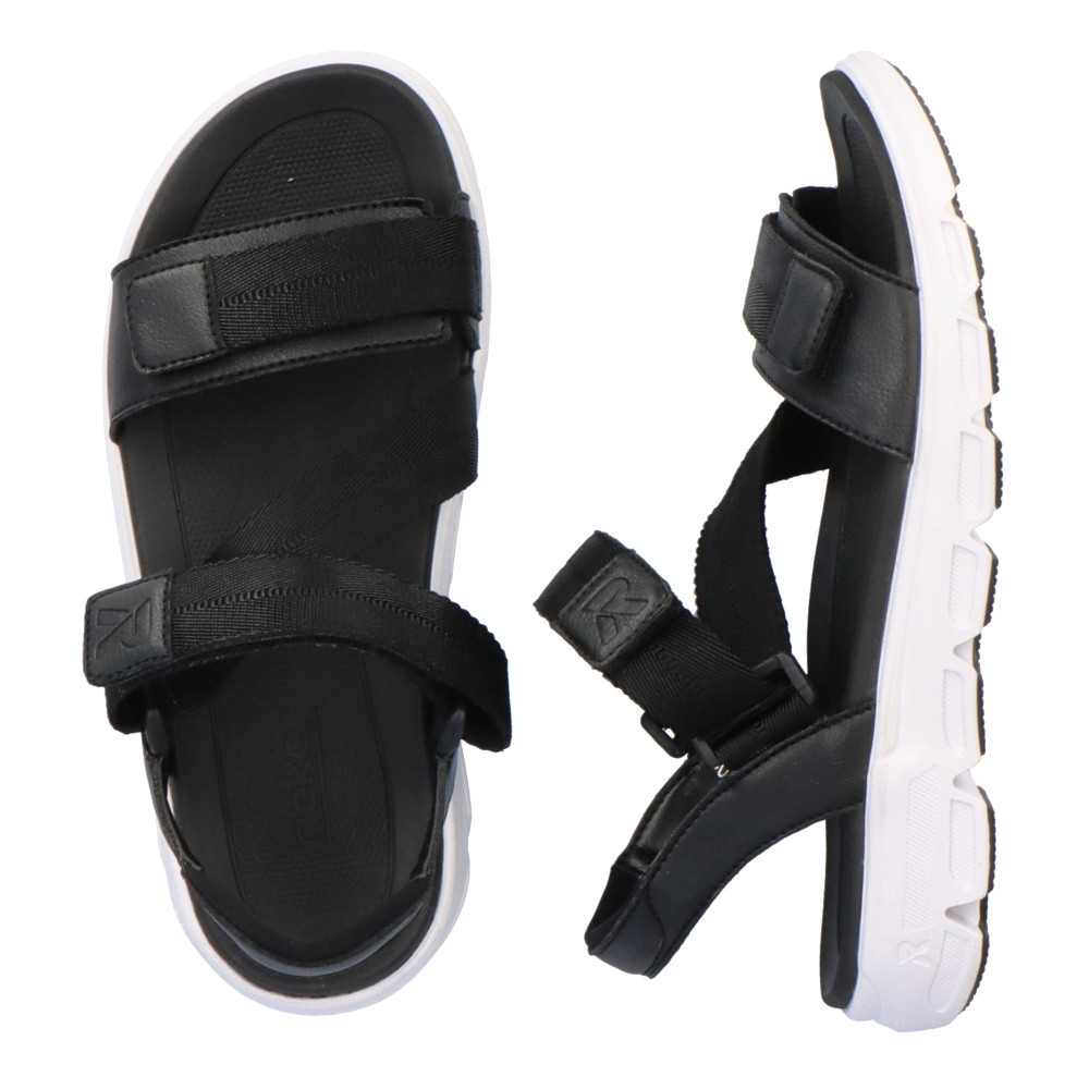 detail Dámské sandály RIEKER REVOLUTION V8406-00 černá S3