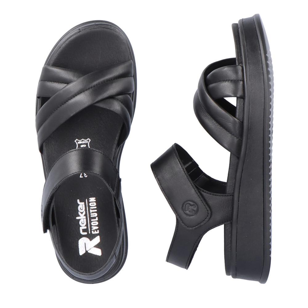 detail Dámské sandály RIEKER RIE-10202336-S3 černá