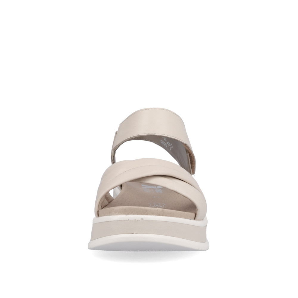 detail Dámské sandály RIEKER W0801-80 béžová S4