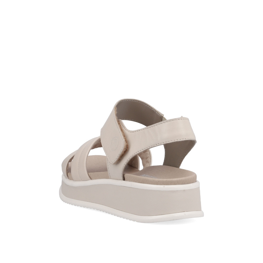 detail Dámské sandály RIEKER W0801-80 béžová S4