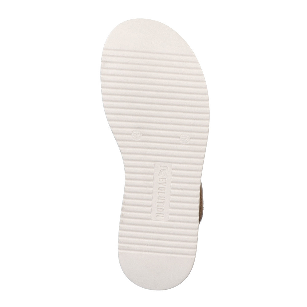 detail Dámské sandály RIEKER W0801-80 béžová S4