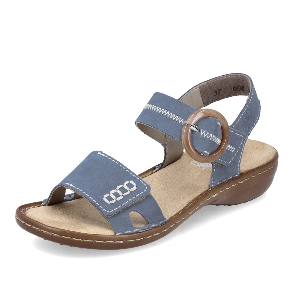 detail Dámské sandály RIEKER RIE-10202385-S3 modrá