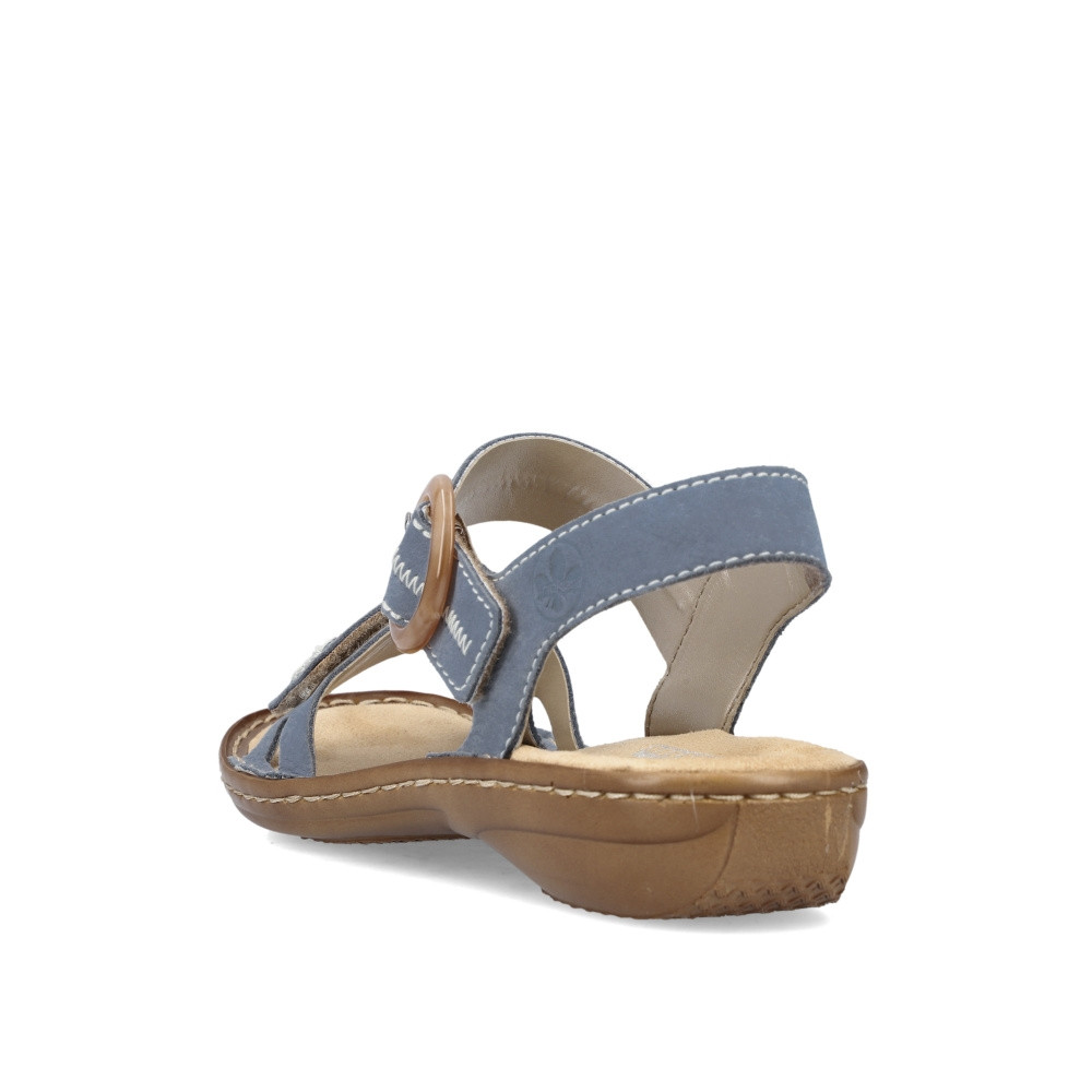 detail Dámské sandály RIEKER RIE-10202385-S3 modrá