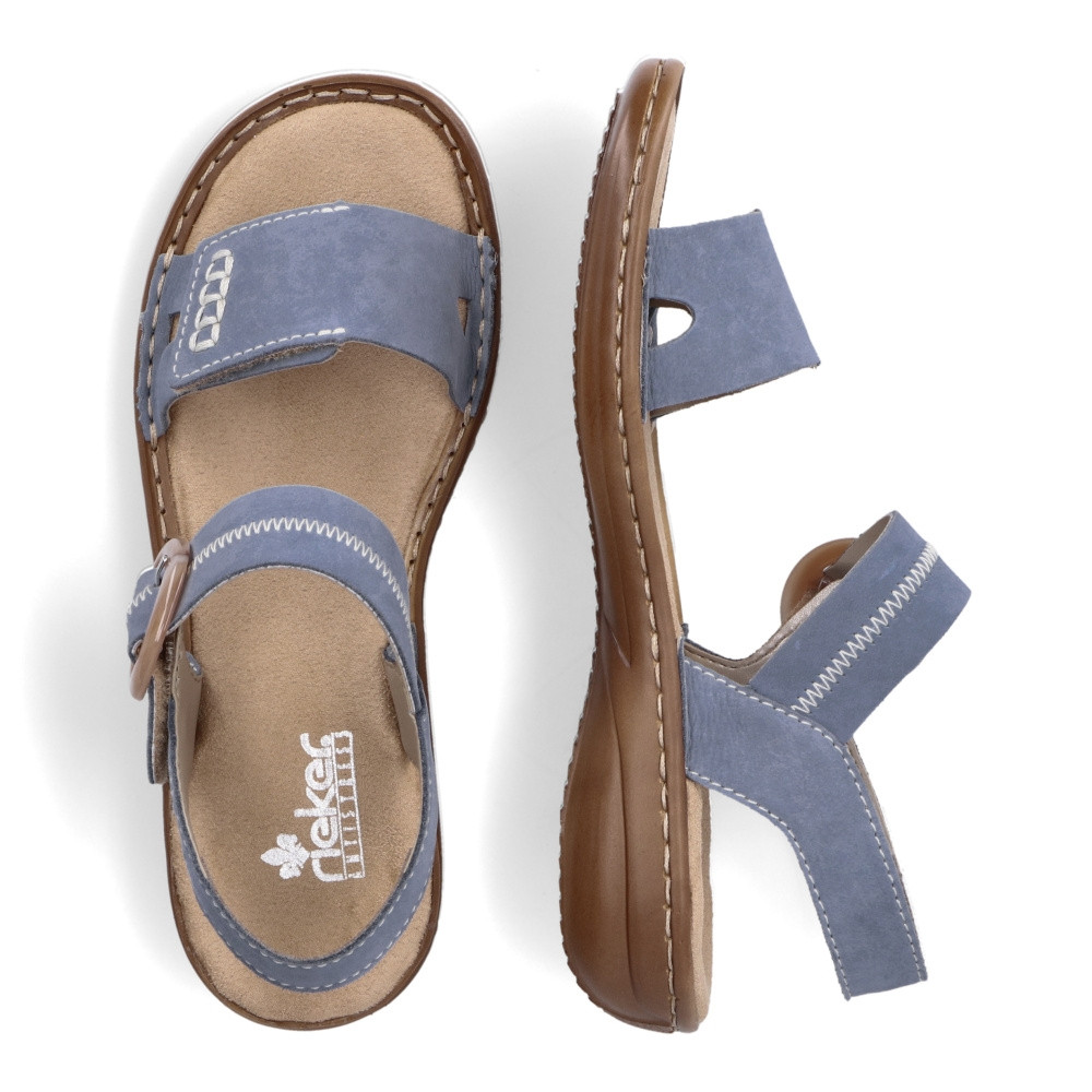 detail Dámské sandály RIEKER RIE-10202385-S3 modrá