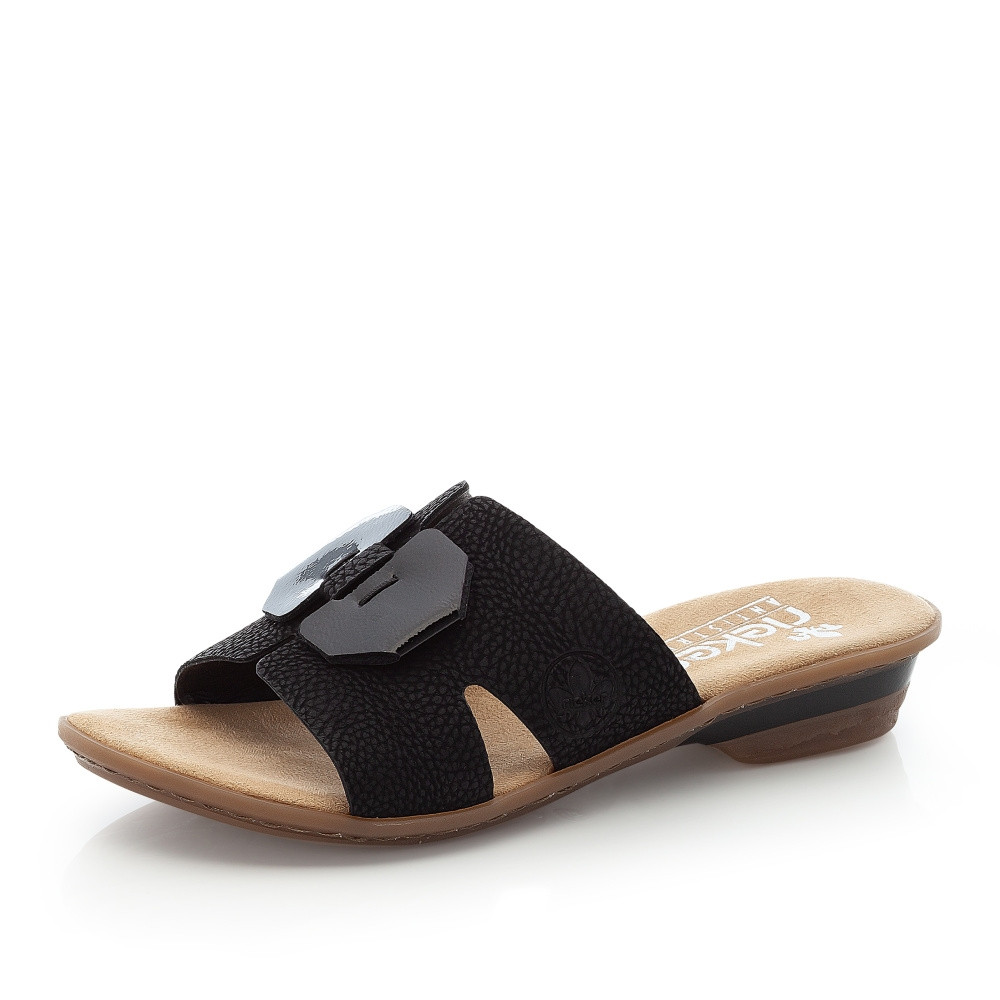 detail Dámské nazouváky RIEKER RIE-10202409-S3 černá