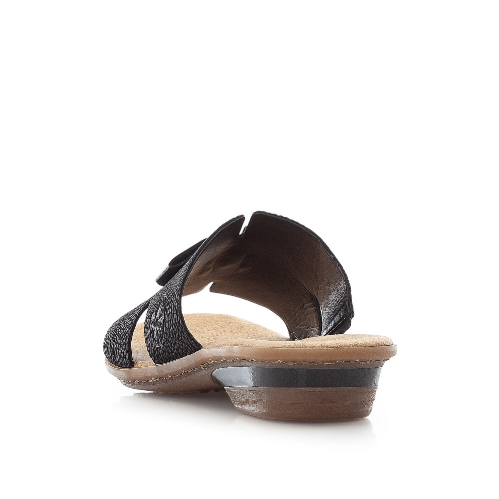 detail Dámské nazouváky RIEKER RIE-10202409-S3 černá