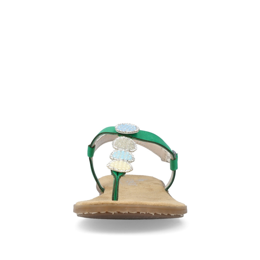 detail Dámské sandály RIEKER 64211-52 zelená S3