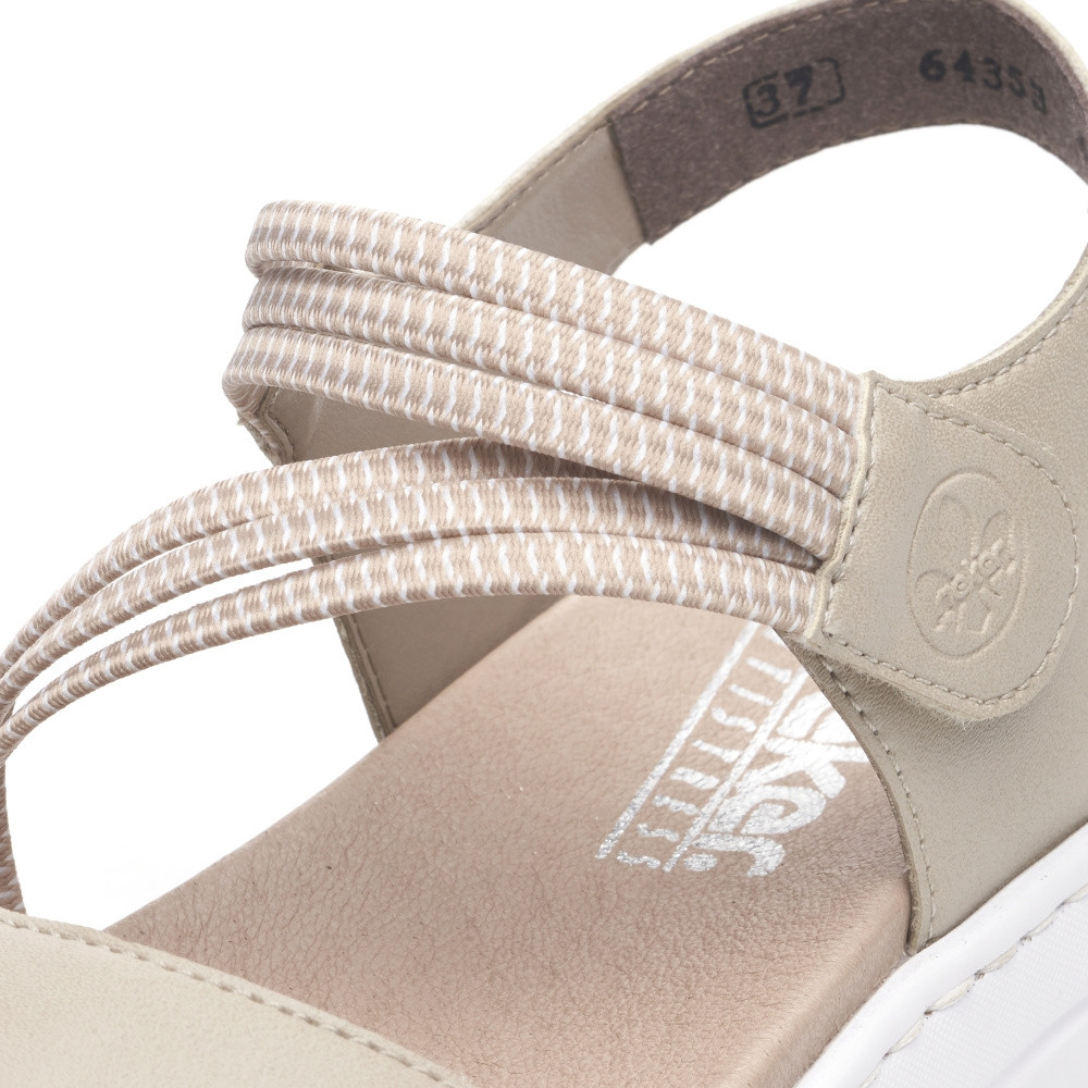 detail Dámské sandály RIEKER RIE-10202415-S3 béžová