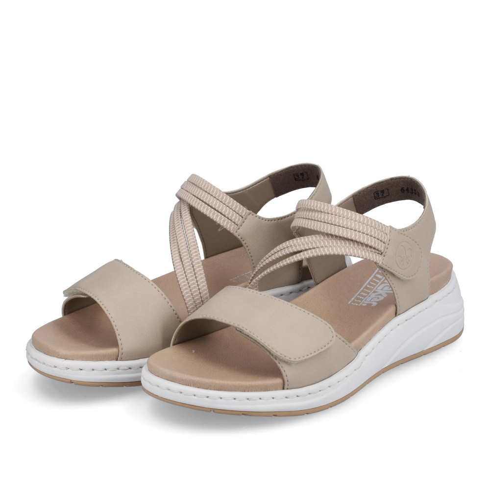 detail Dámské sandály RIEKER RIE-10202415-S3 béžová
