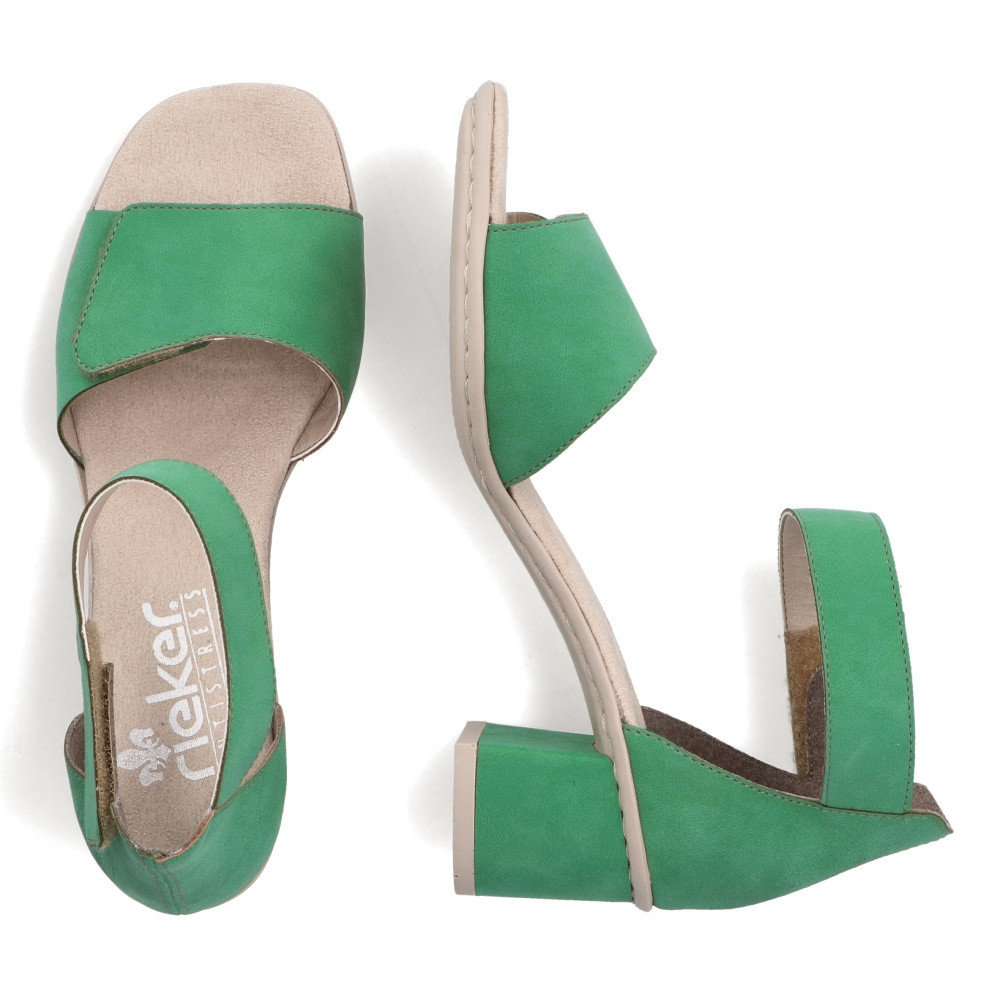 detail Dámské sandály RIEKER RIE-10202423-S3 zelená