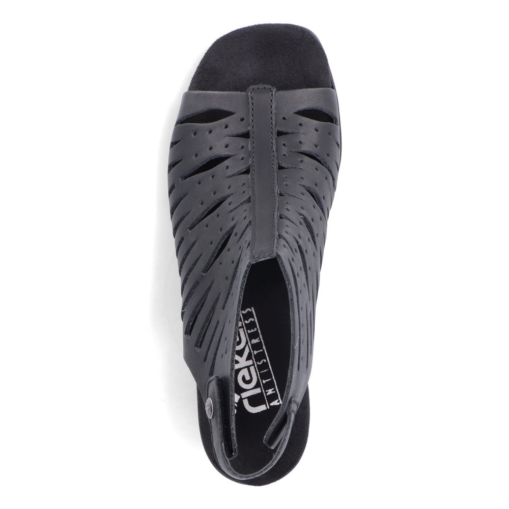 detail Dámské sandály RIEKER RIE-10202424-S3 černá