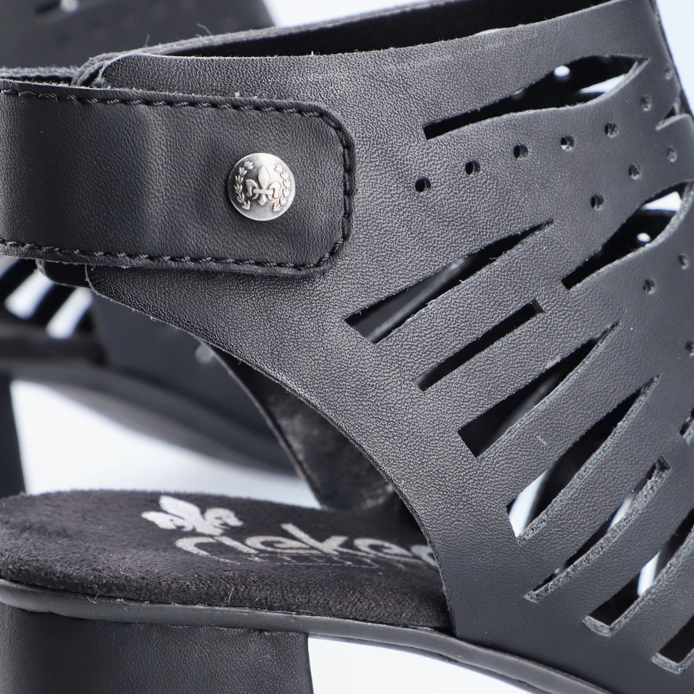 detail Dámské sandály RIEKER RIE-10202424-S3 černá