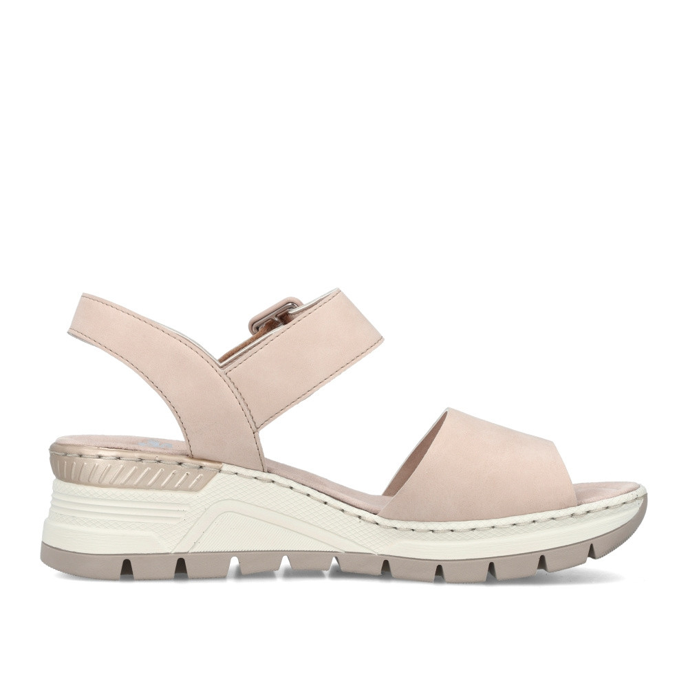 detail Dámské sandály RIEKER 66466-60 béžová S4