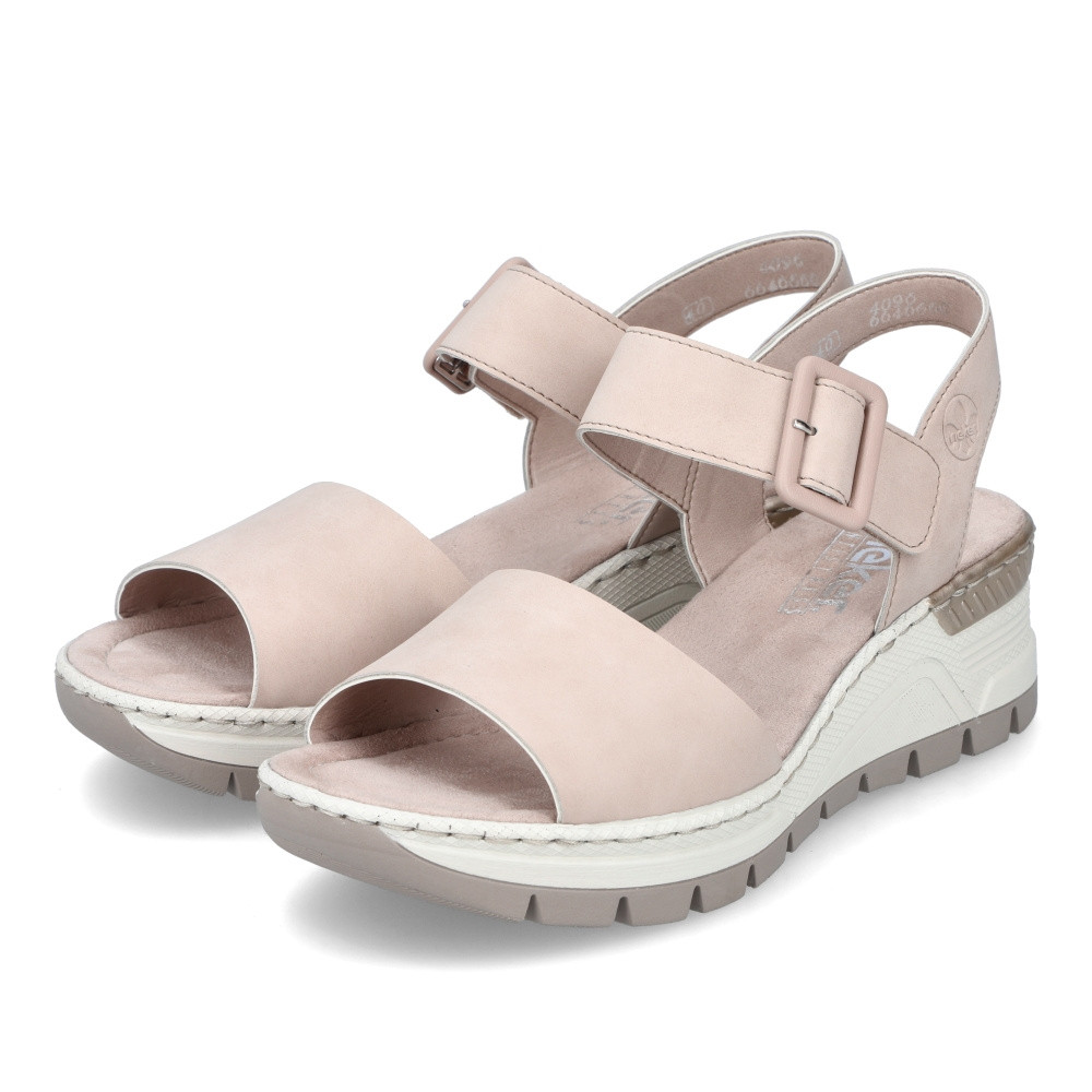 detail Dámské sandály RIEKER 66466-60 béžová S4