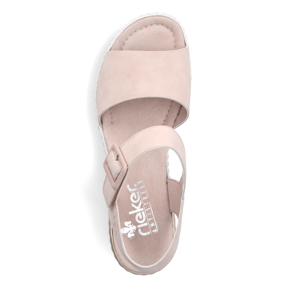 detail Dámské sandály RIEKER 66466-60 béžová S4