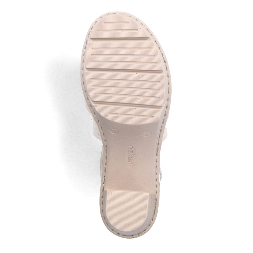 detail Dámské sandály RIEKER 67578-60 béžová S3