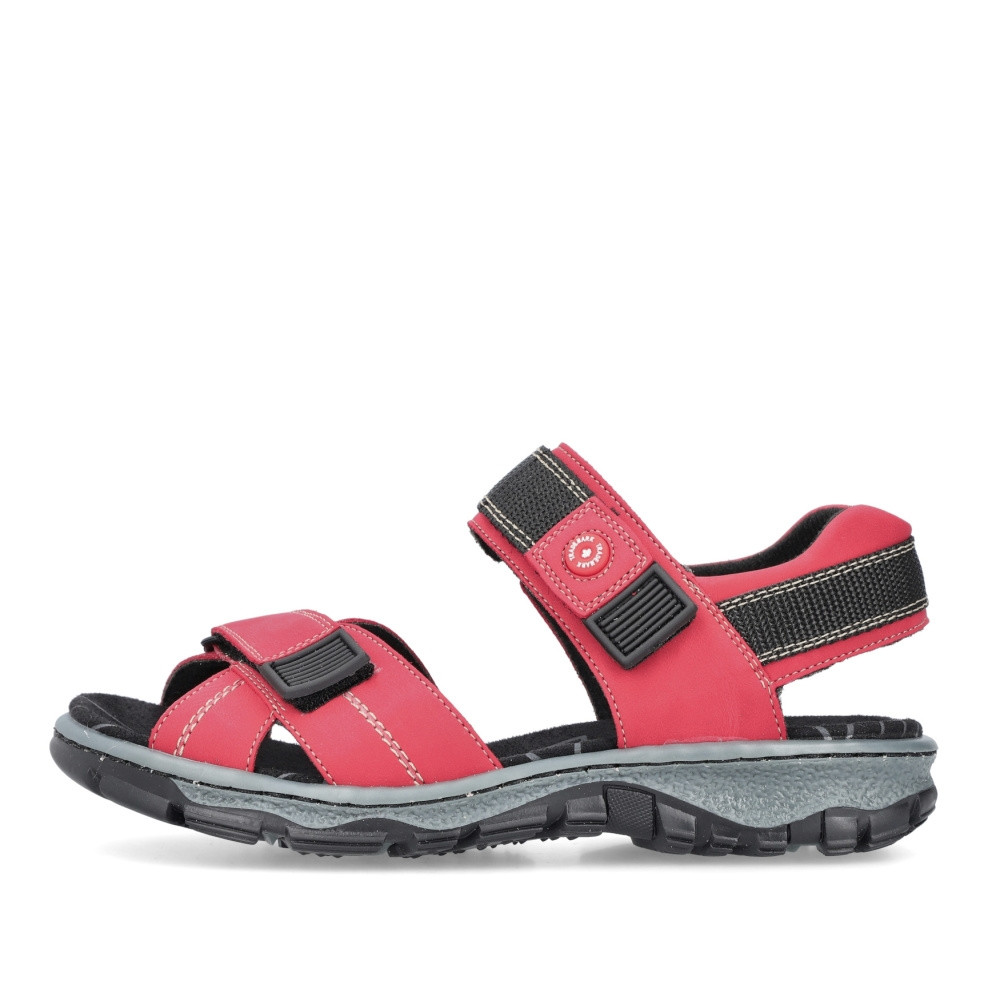 detail Dámské sandály RIEKER RIE-10202470-S3 červená