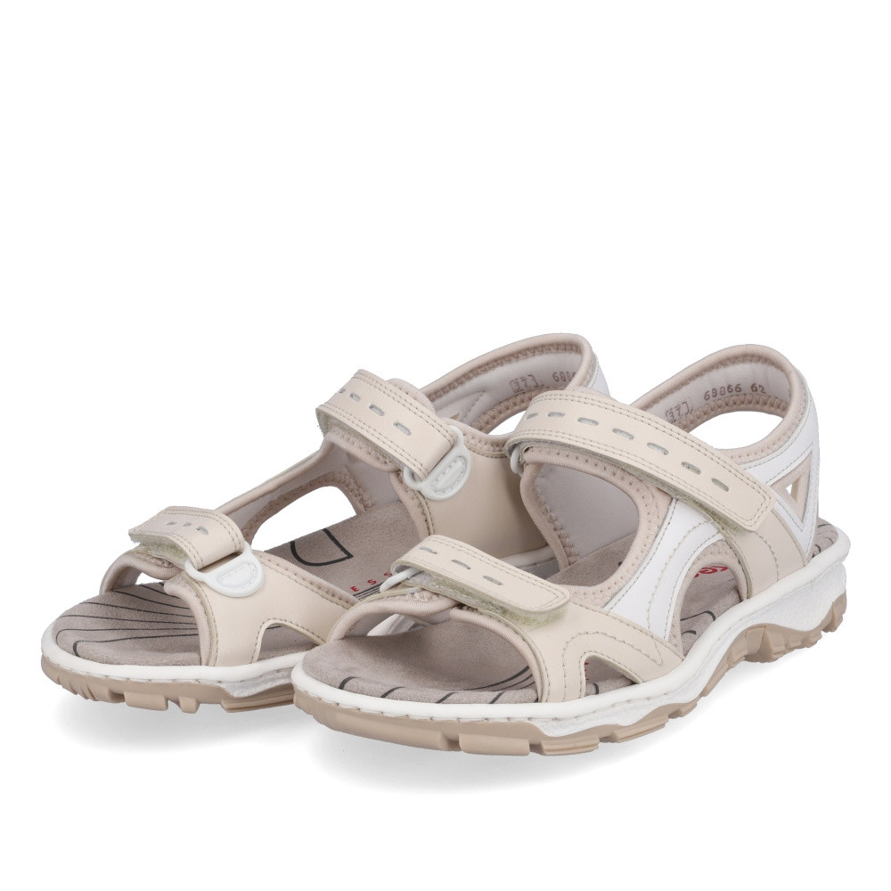 detail Dámské sandály RIEKER 68866-62 béžová S5