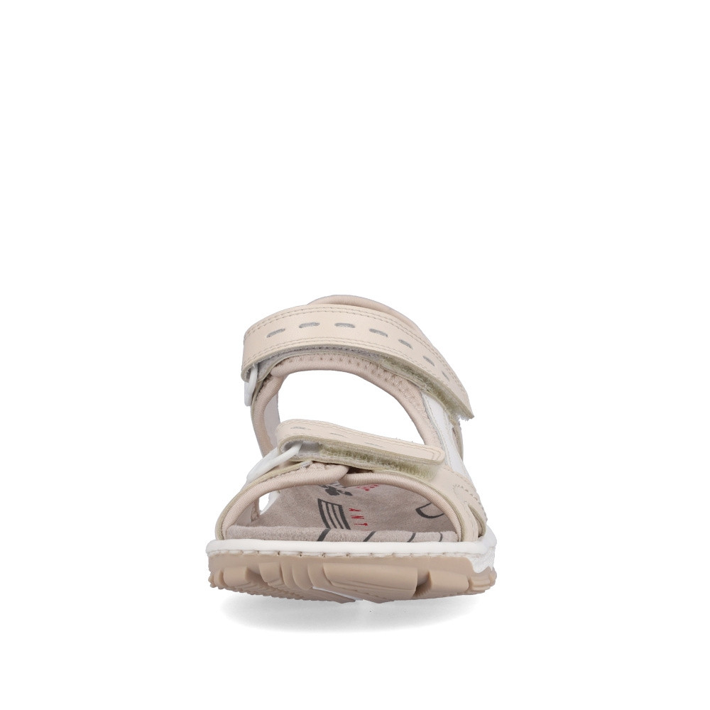 detail Dámské sandály RIEKER 68866-62 béžová S5