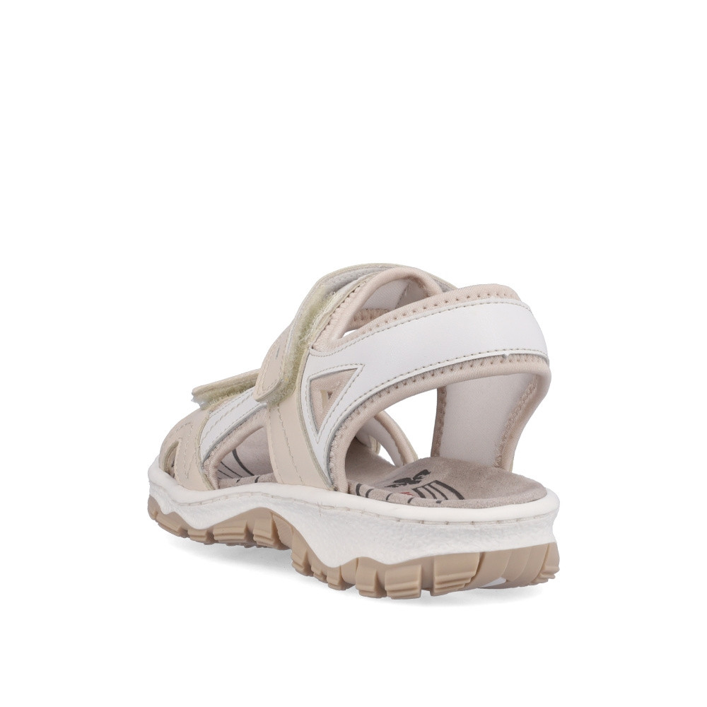 detail Dámské sandály RIEKER 68866-62 béžová S5