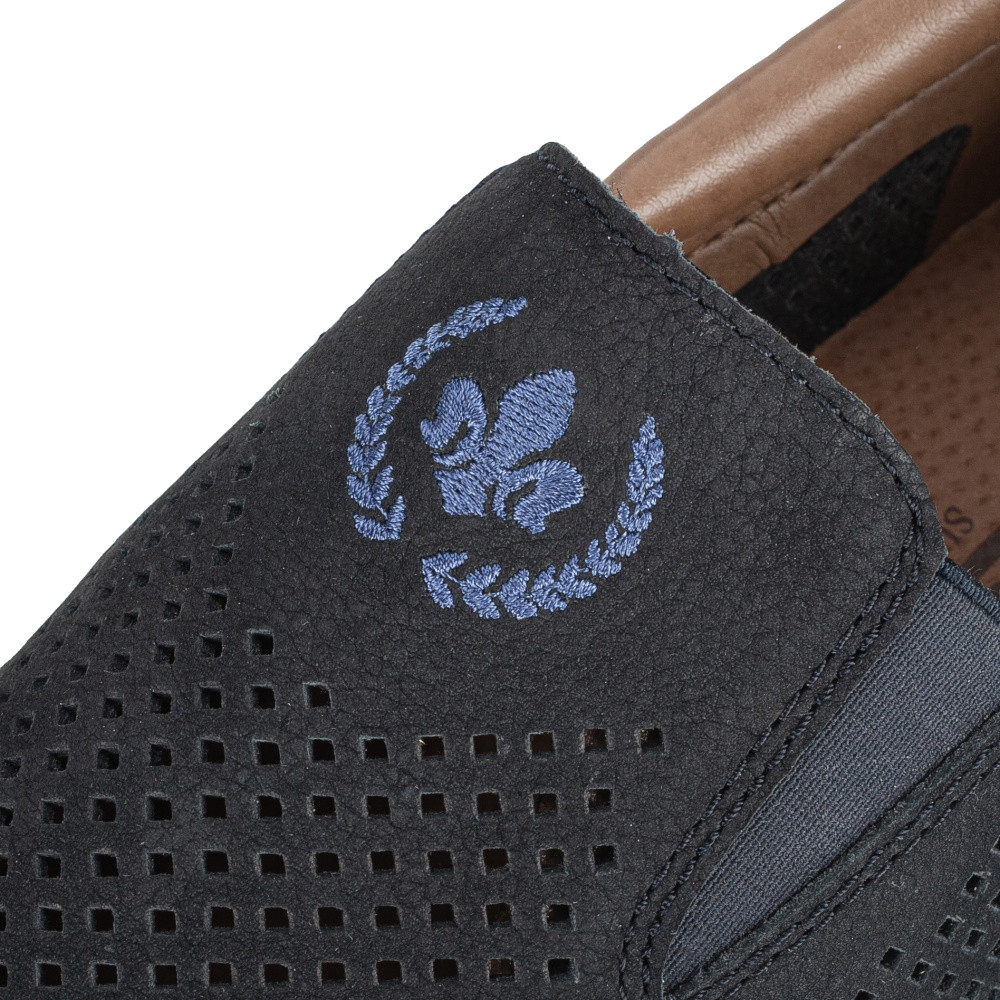 detail Pánské mokasíny RIEKER B9954-14 modrá S3