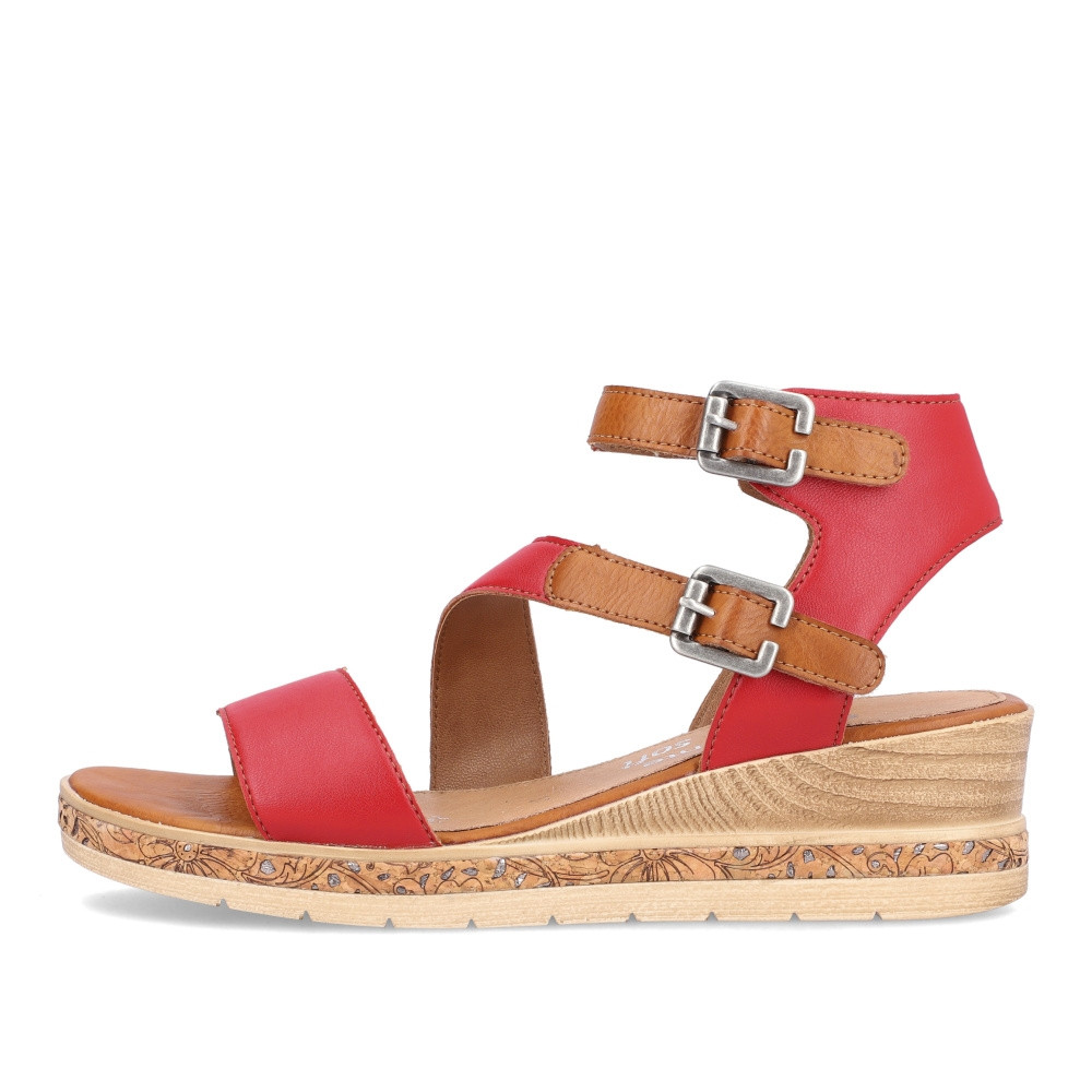 detail Dámské sandály REMONTE D3052-33 červená S3