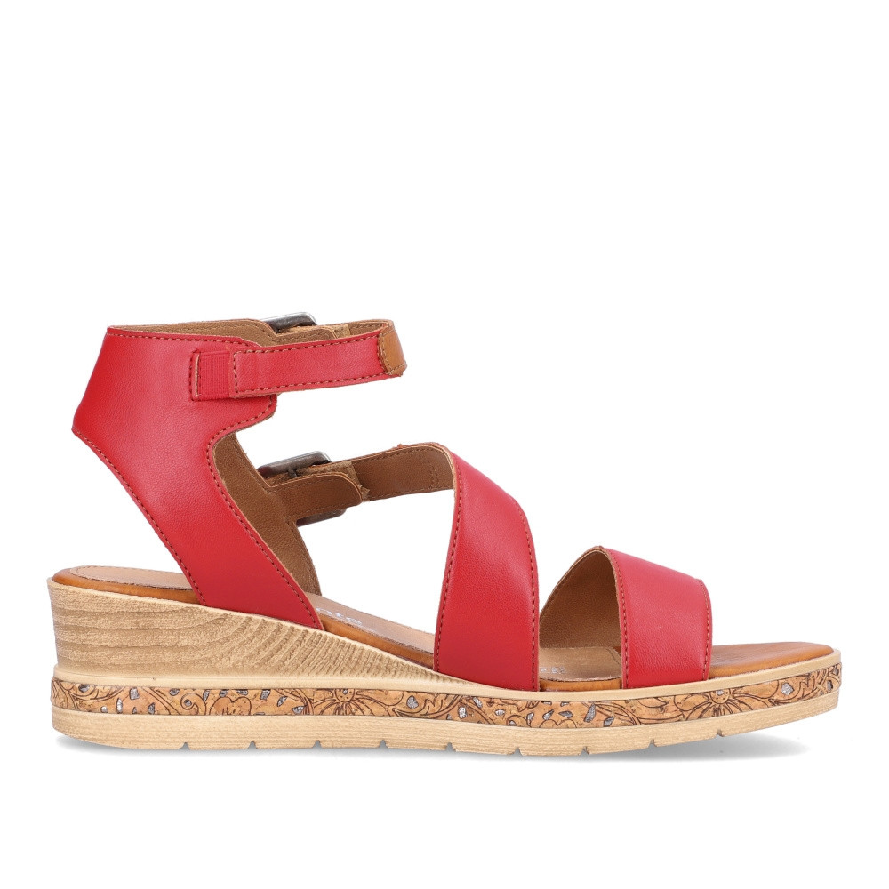 detail Dámské sandály REMONTE D3052-33 červená S3