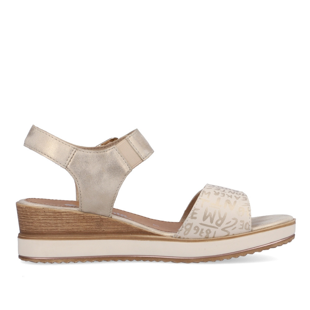 detail Dámské sandály REMONTE D6455-60 béžová S3