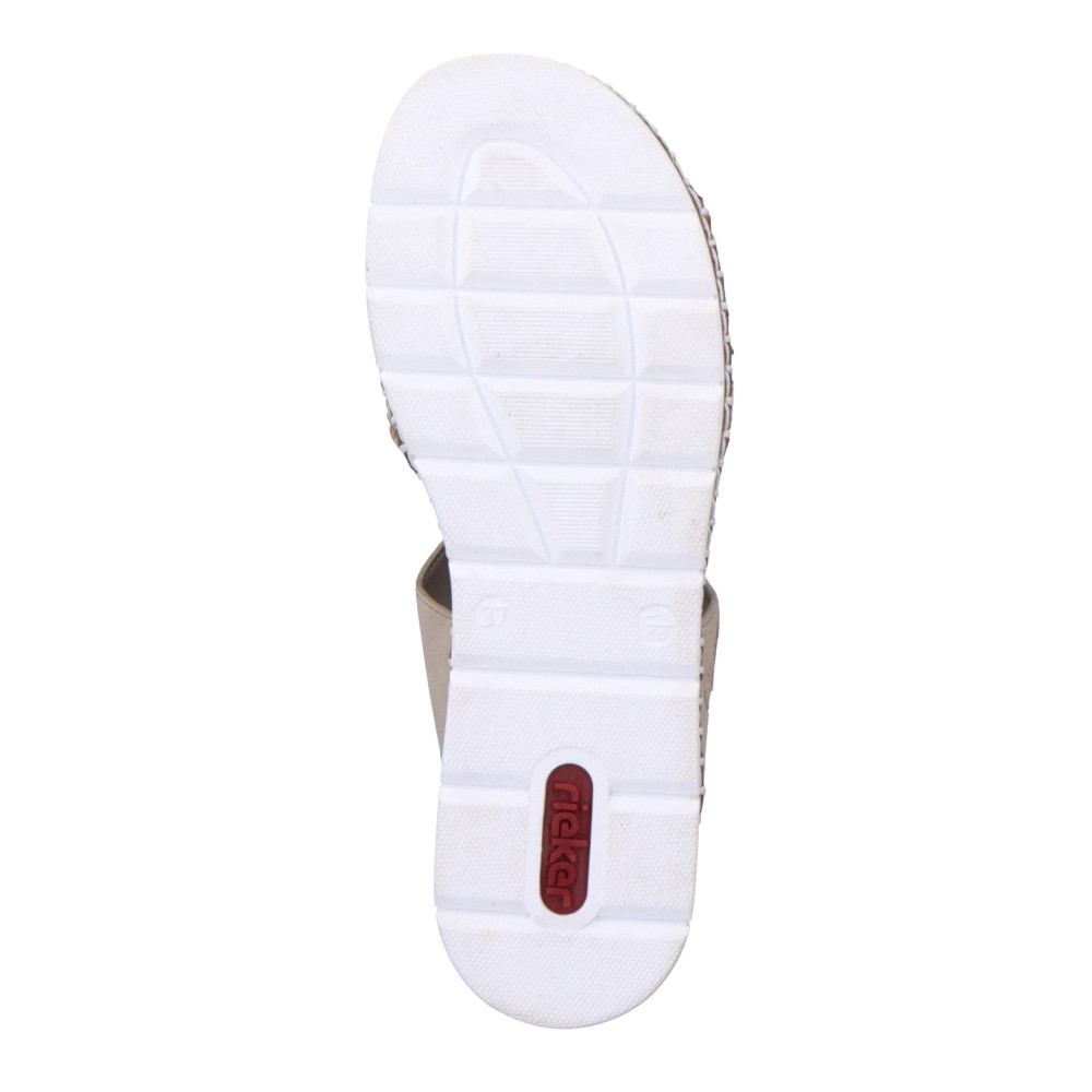 detail Dámské nazouváky RIEKER V1243-90 béžová S4