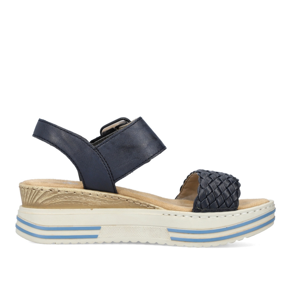 detail Dámské sandály RIEKER V1678-14 modrá S3