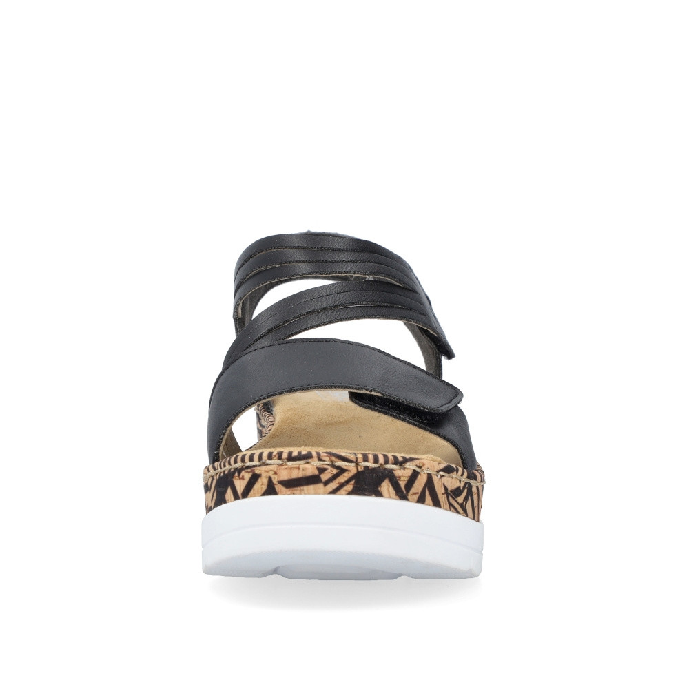 detail Dámské sandály RIEKER V3964-01 černá S4