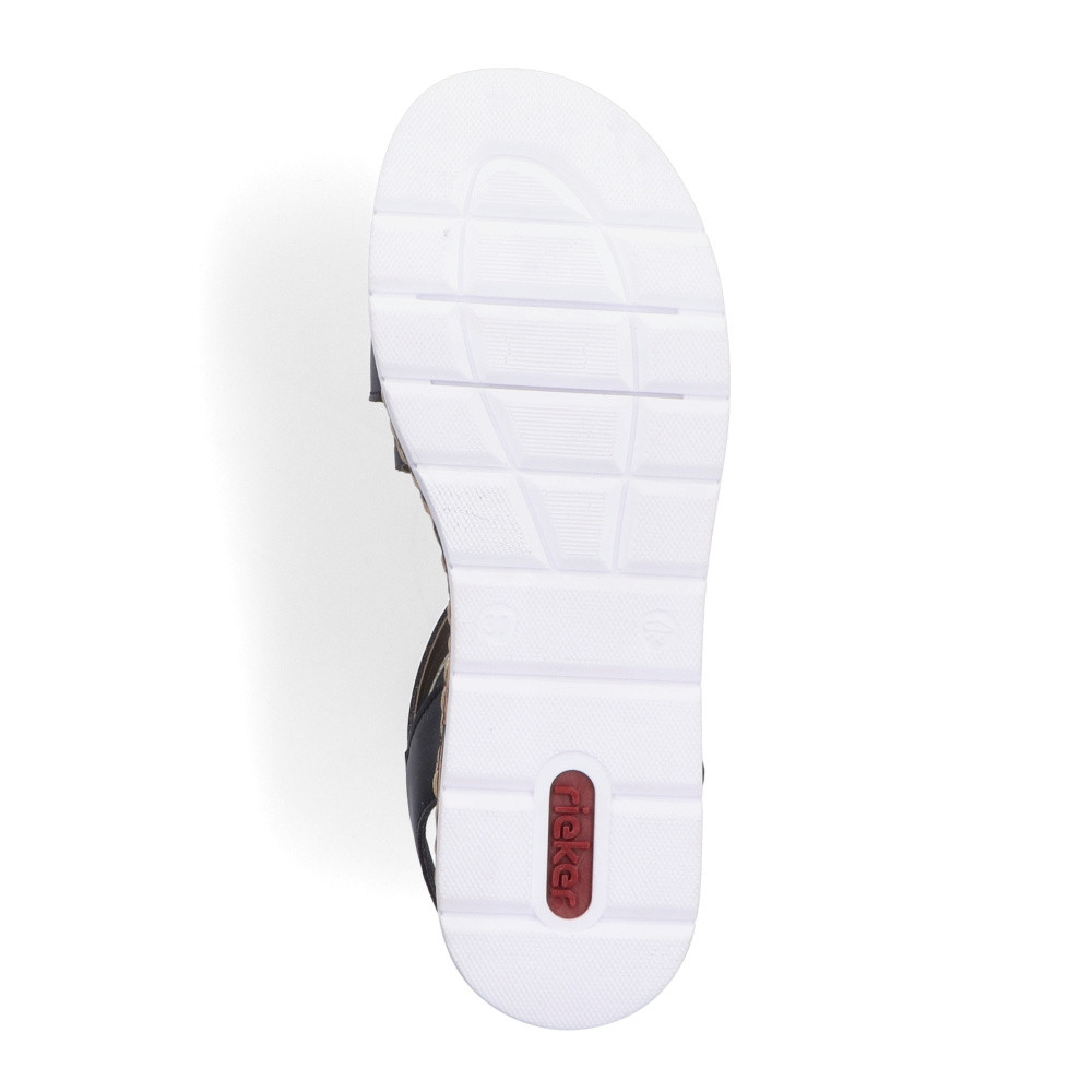 detail Dámské sandály RIEKER V3964-01 černá S4